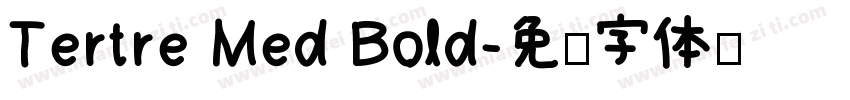 Tertre Med Bold字体转换